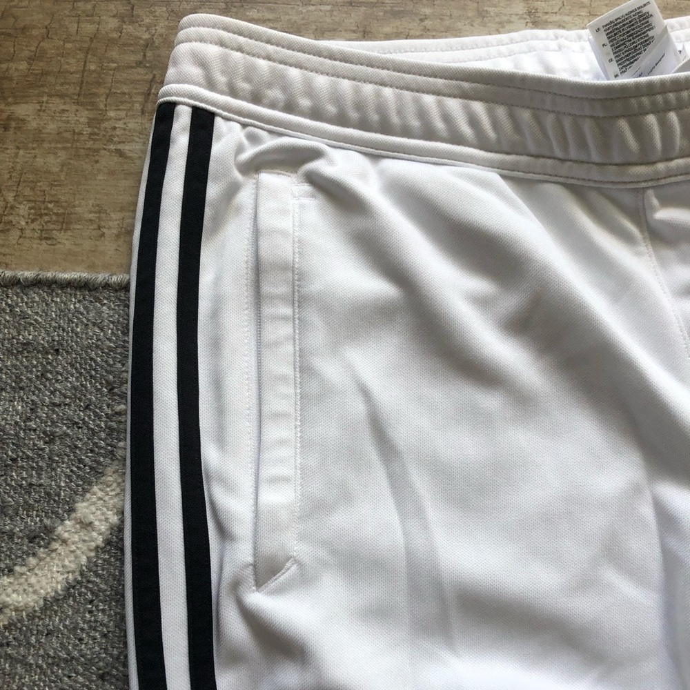 NWT White Track Pants with Black Stripes size Med.‎ Accepting Offers - Picture 3 of 7